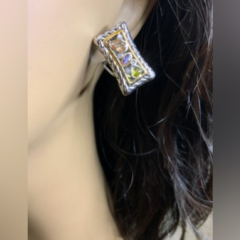 🌺CZ Mix Color Earrings